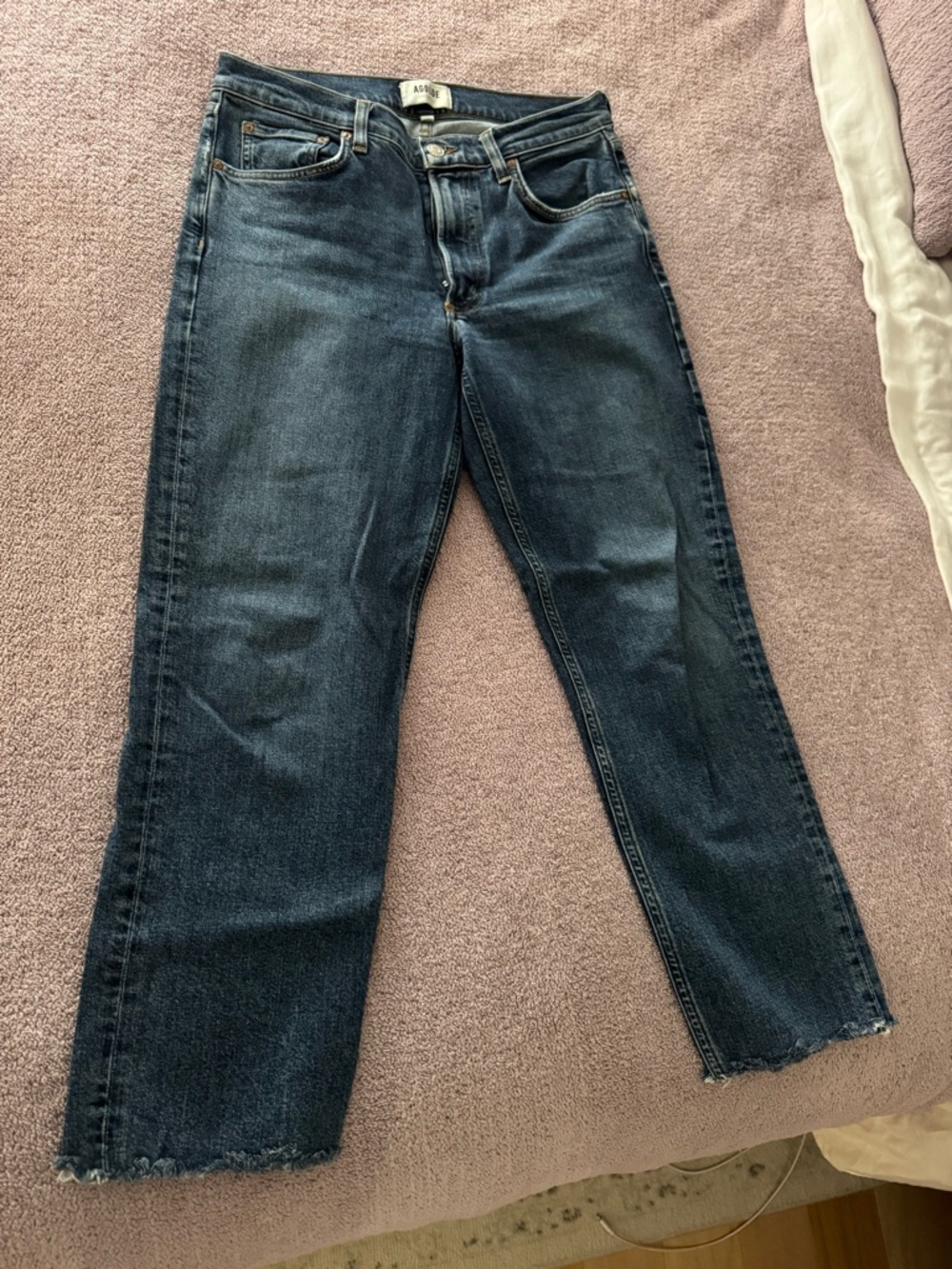 Agolde Indigo Blue Denim Jeans
